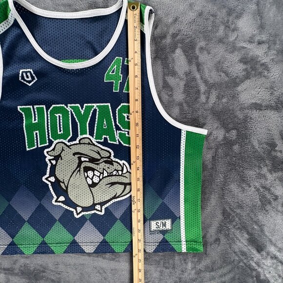 Georgetown Hoyas Lacrosse Jersey Reversible S/M NCAA Team Issued Player Game - Picture 7 of 7
